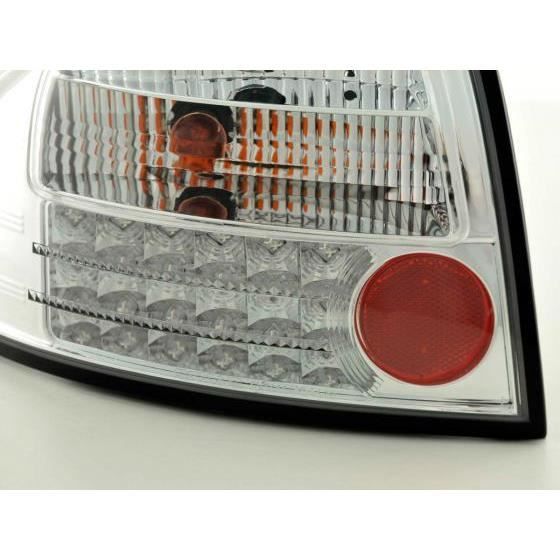 LED Feux arrières pour Audi A6 Limo (type 4B) année 97-03, chrome - - année: 1997 à 2003- couleur: chrome