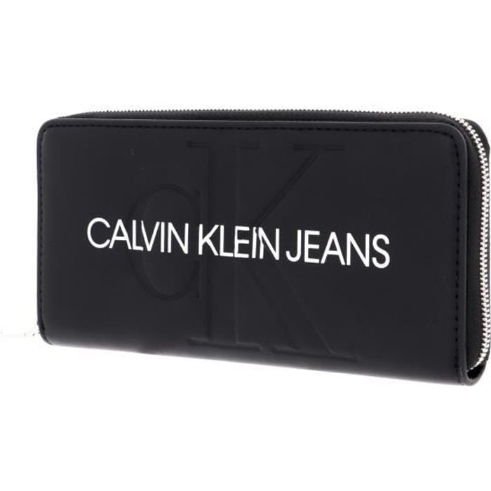 Calvin Klein Long Zip Around Wallet Black [123074] -  porte-monnaie porte monnaie