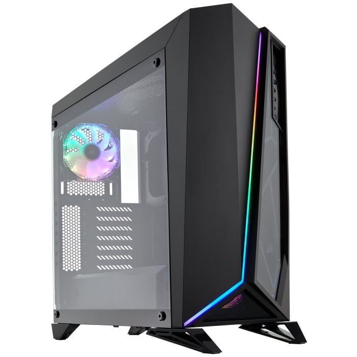 Corsair SPEC-OMEGA RGB Boîtier Gaming ATX Moyen-tour en Verre Trempé - Noir