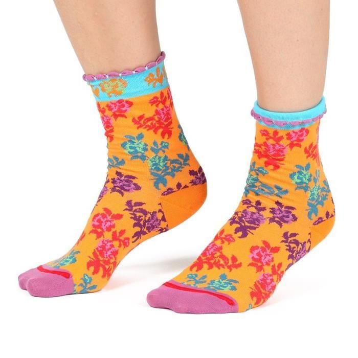 Mi-chaussettes colour ombre (Orange - 39/42)