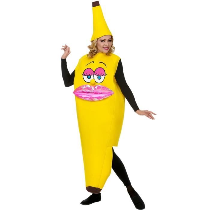 WIDMANN. Déguisement de Miss Banane pour adulte. Adulte.