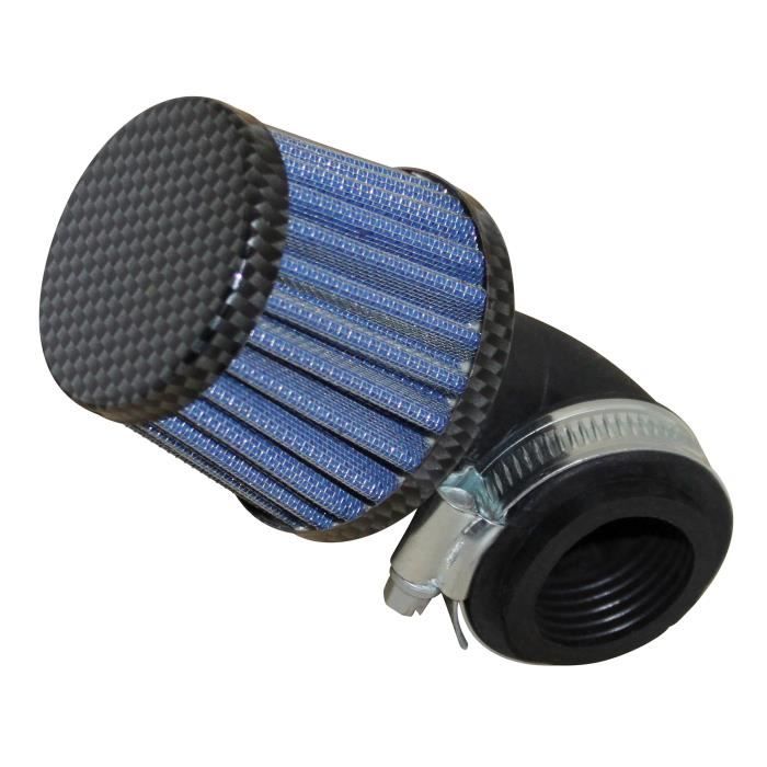 filtre a air replay kn small fc carbone fixation coudee 90° diam 35/28