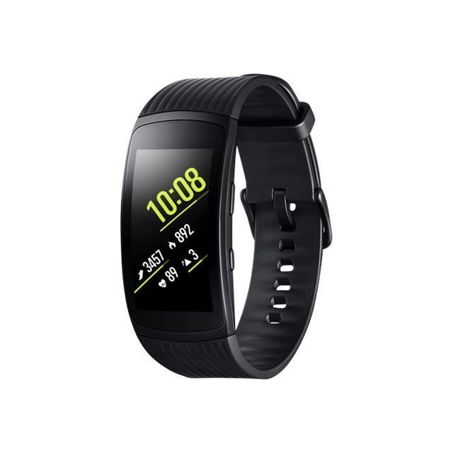 Samsung Gear Fit2 Pro Suivi d'activités avec sangle élastomère grande taille 1.5- 4 Go Wi-Fi, Bluetooth 34 g noir-SM-R365NZKADBT
