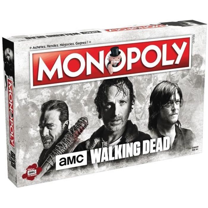 MONOPOLY The Walking Dead - Jeu de societé - Version française
