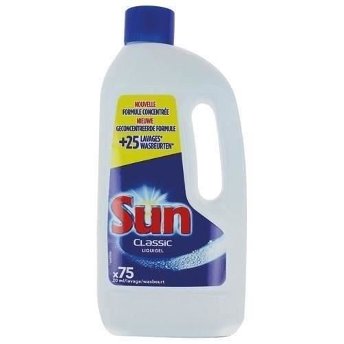 SUN Lave-vaisselle Liquide de lavage Classic standard - 75 doses - 1,5 l