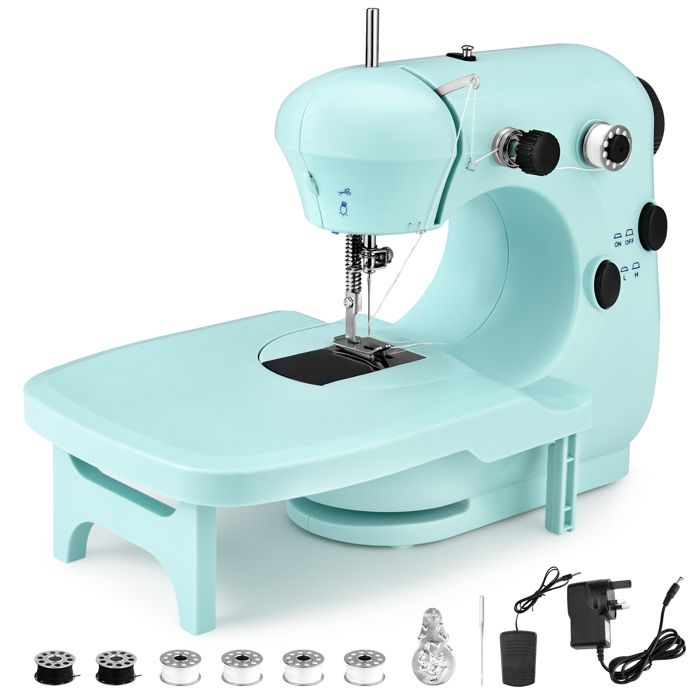 Machine à coudre manuelle, mini machine à coudre portable, mini outils de couture domestiques, convient aux débutants