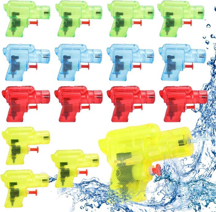 Lot De 2 Pistolets à Eau Pour Enfants - Portée 3-6 M, ABS Durable - Jeu D'Extérieur, Été, Piscine