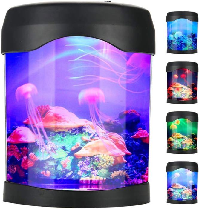 Comparer les prix de Mini lampe daquarium USB lampe dambiance daquarium Portable Mini lampe daquarium de bureau avec changement de couleur pour la