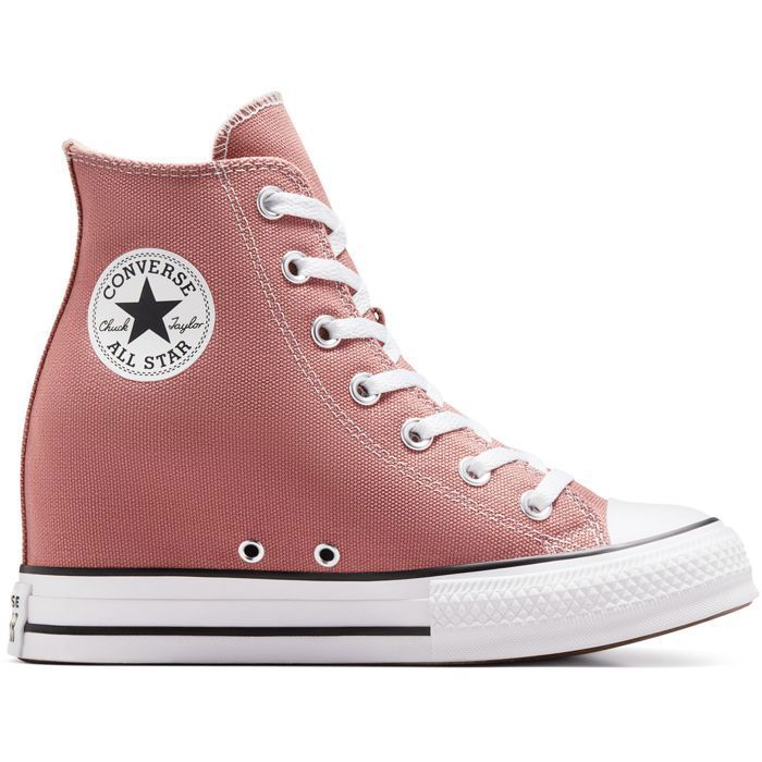 Baskets Converse Chuck Taylor All Star Wedge Platform Rose Mixte