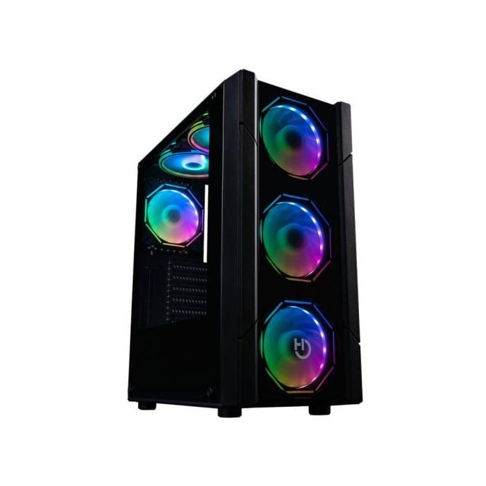 hiditec boitier de la tour v30 argb crystal - vue 5