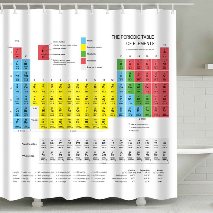Rideau de douche - RNEMITERY - Imprimé numériquement - Imperméable - Crochets en plastique - Élégant