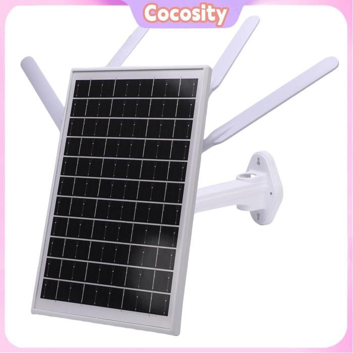 Répéteur WiFi Solaire Extérieur Sans Fil - Amplificateur Signal 300Mbps Couvre 100m, Batterie 26000mAh IP66