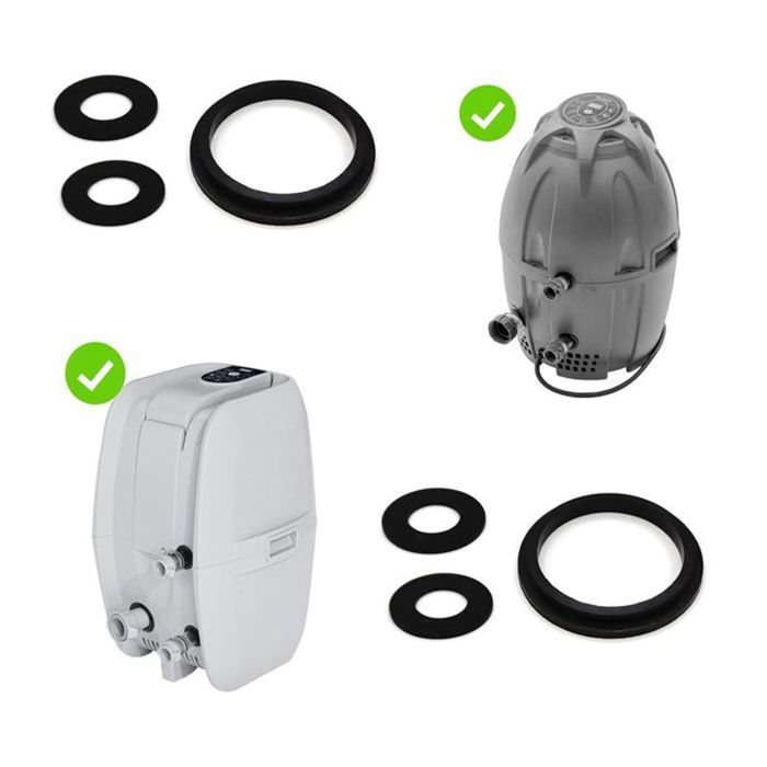 Lot De 6 Joints D'étanchéité Pour Lay Z Spa – Type A/B/C – Blanc – Compatibles Vegas, Helsinki, Miami…