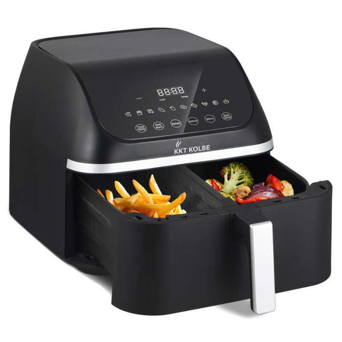 KKT KOLBE Friteuse à air chaud Airfryer Friture sans huile Friteuse à air Noire AF8500 - Kkt kolbe