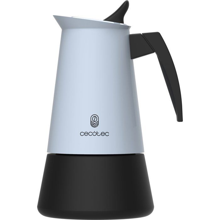 Cafetière italienne - CECOTEC - Piccolina 600 Blue - 6 tasses - 300 ml - Compatible induction