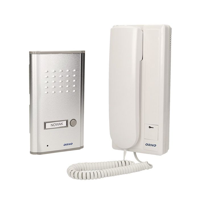 Interphone unifamilial - ORNO - ON-901 - Blanc - 2 fils - Alimentation 230V