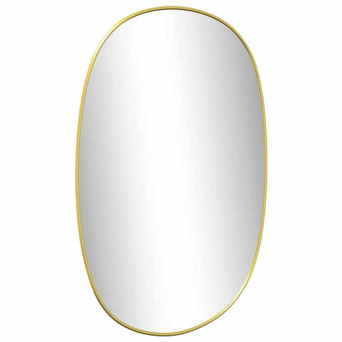 EN SOLDE*Meuble de Salon/Bain - MOANA - Miroir mural - Scandianve - Doré 60x40 cm@348146