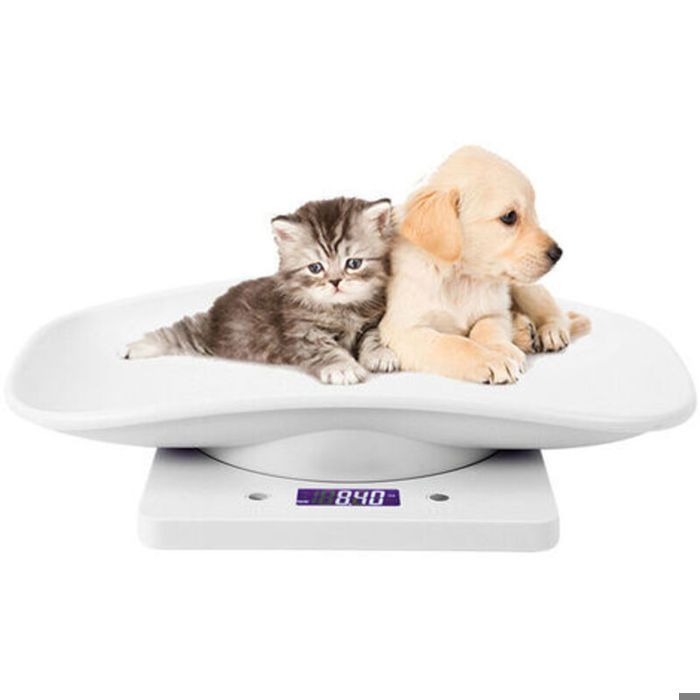 Balance pour animaux - MHY® - Écran LCD - Capacité 10 kg - Précision 1 g - Dimensions 293x206x58 mm - Matériau ABS