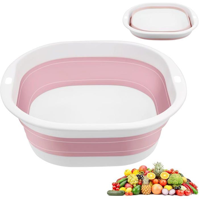 Bassine Pliable 3.5 L Bassine Retractable Netage Ménager Petite Bacs à Vaisselle Pliables Pliable 3.5 L Rose Bassine Pliable 3.5 L Bassine Retractable Netage Ménager Petite Bacs à Vaisselle Pliables Pliable 3.5 L Rose