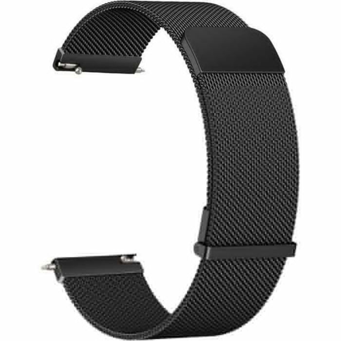 BRACELET POUR MONTRE CONNECTEE - Fleuve - Bracelet métal 22Mm acier inoxydable lisse et durable r BRACELET POUR MONTRE BRACELET