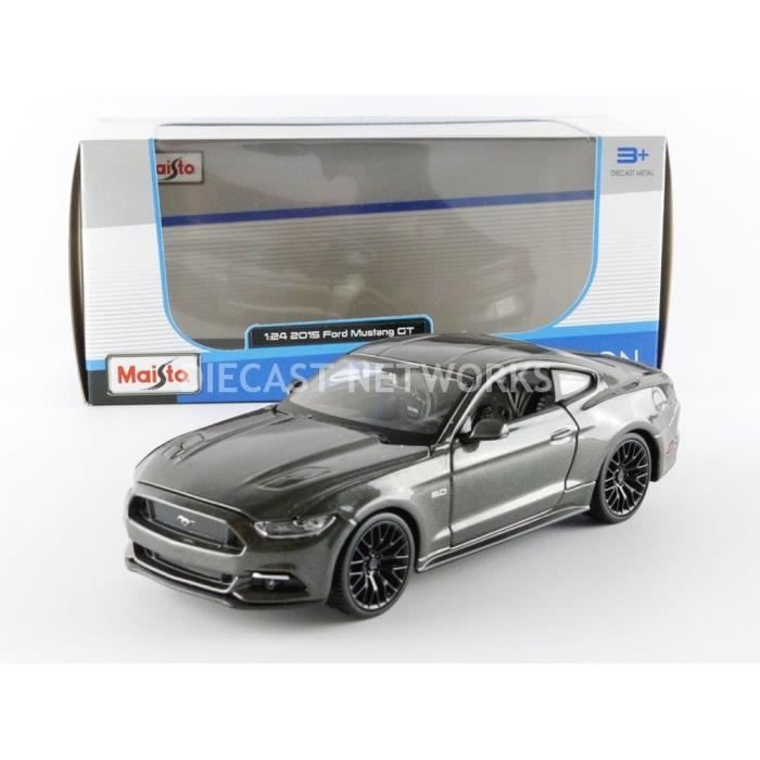 Voiture Miniature de Collection MAISTO 1 24 FORD Mustang GT 2015 Gris 31508S Cdiscount Jeux Jouets
