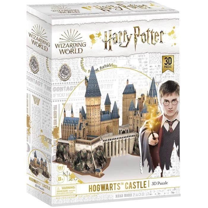 Puzzle 3D Harry Potter - CubicFun - Ecole de Poudlard - 197 pièces - Fantastique Puzzle 3D Harry Potter - CubicFun - Ecole de Poudlard - 197 pièces - Fantastique
