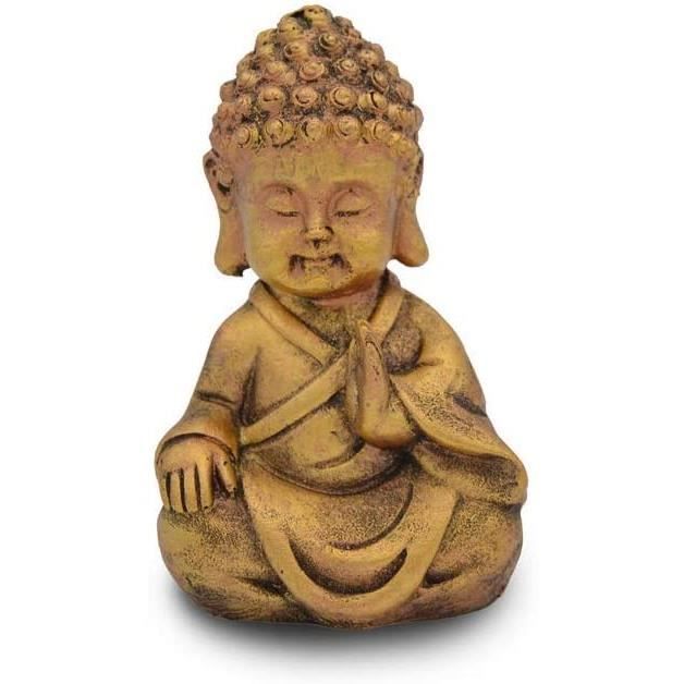 Objets De Decoration Zen Light Baby Statue Enfant Bouddha Resine Or 8 5 X 605 X 12 5 Cm 15270 Achat Vente Statue Statuette Cdiscount