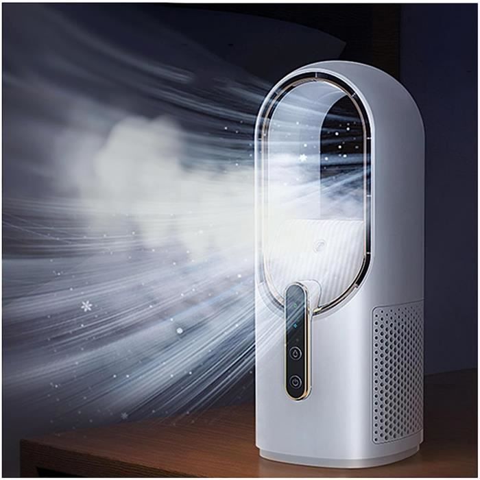 Climatiseur Mobile 4L Avec Chauffage - Rafraîchisseur D'air évaporatif - Oscillation 180° - 3 Vitesses - Télécommande - Pour Bureau Et Chambre