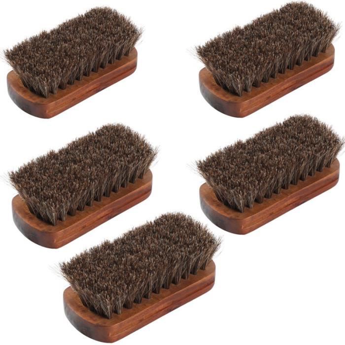 Brosse à Chaussures Burgol - Poils Crin De Cheval 15 Mm