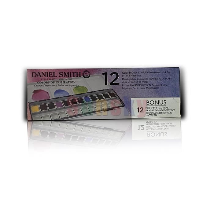 24 couleurs - Fournitures de peinture à l'aquarelle de Daniel Smith