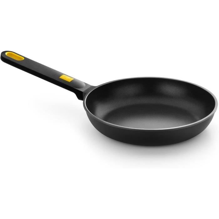 BRA Prior - Set de 3 Poêles 18-22-26 cm, Fonte d'Aluminium avec