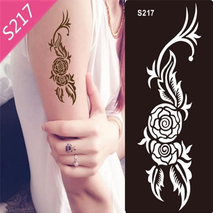 Lot De 5 Tatouages Temporaires Multicolores - Idéal Pour Les Fêtes Et Les Enfants