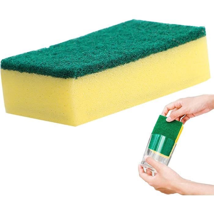 Set De 3 éponges Multy Anti-rayures - Réutilisables 100x, Lavables - Pour Cuisine Et Salle De Bain - Fabriqué En Italie