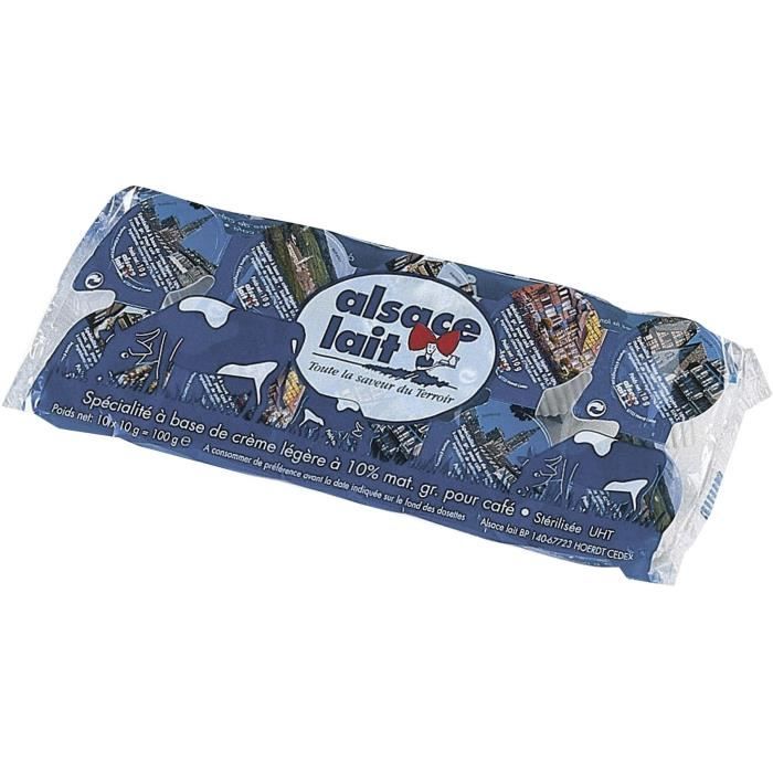 Creme Legere Pour Cafe Ou The Alsace Lait 10 X 10 G Achat Vente Creme Base Sauce Creme Legere Pour Cafe Ou Cdiscount