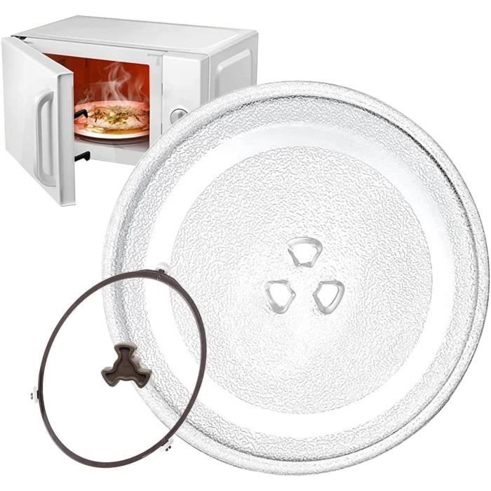 Petite plaque en verre for microondes, plaque tournante en verre