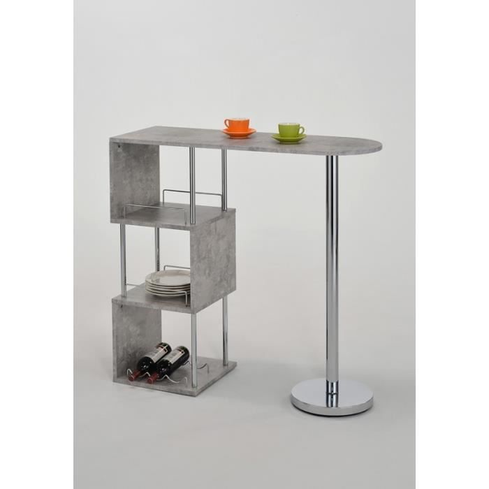 Table Haute De Bar Milos Achat Vente Mange Debout Table Haute De Bar Milos Cdiscount