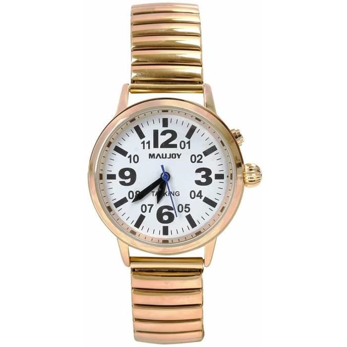 MAUJOY Montre parlante pour Aveugle Francais Femme.Cette Montre