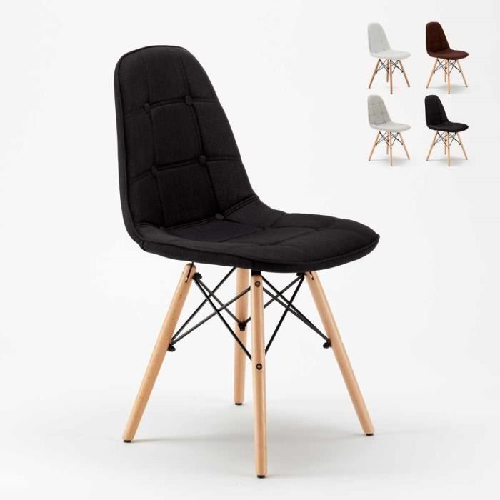 Chaise WOODEN Eiffel Chesterfield bar et salle manger CHESTER
