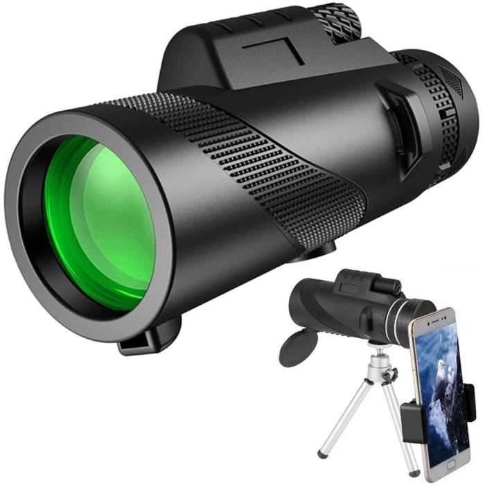 Télescope monoculaire Haute Puissance 12X55 avec Support pour