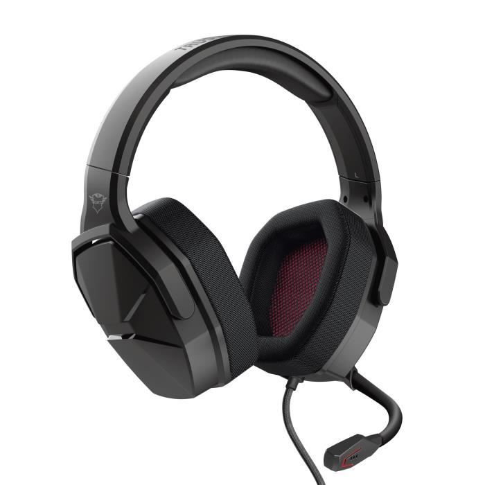Trust Gaming Casque Gamer GXT 4371 Ward - Casque Micro pour PC, PS4, PS5, Xbox, Nintendo Switch, Jack 3.5mm, Microphone Repliable