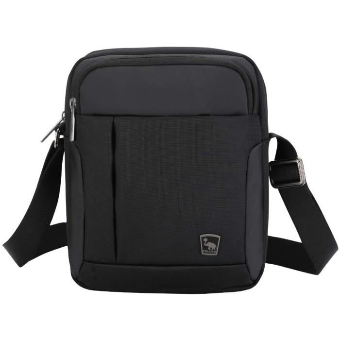 Sacoche Homme Sac Bandoulière Homme Cartable Besace pour Les Loisirs Vacances Excursion Marche Randonnée Bleu