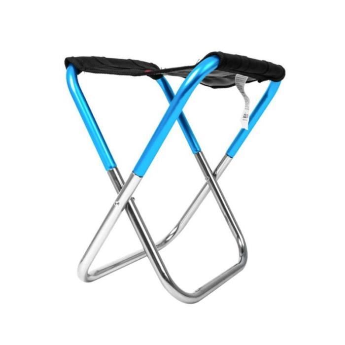 Chaise Pliante Portable En Alliage D'aluminium - Tissu Oxford 600D - Capacité 90 Kg - Pliante Et Légère (418 G) - Pour Camping, Pêche