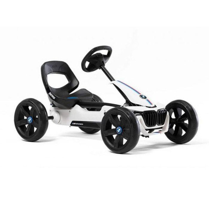 Kart à pédales BERG Reppy BMW - Pour enfant - Licence BMW - Siège réglable - Pneus EVA - 4 roues