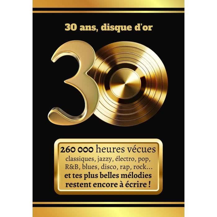 Carte Anniversaire 30 Ans Homme