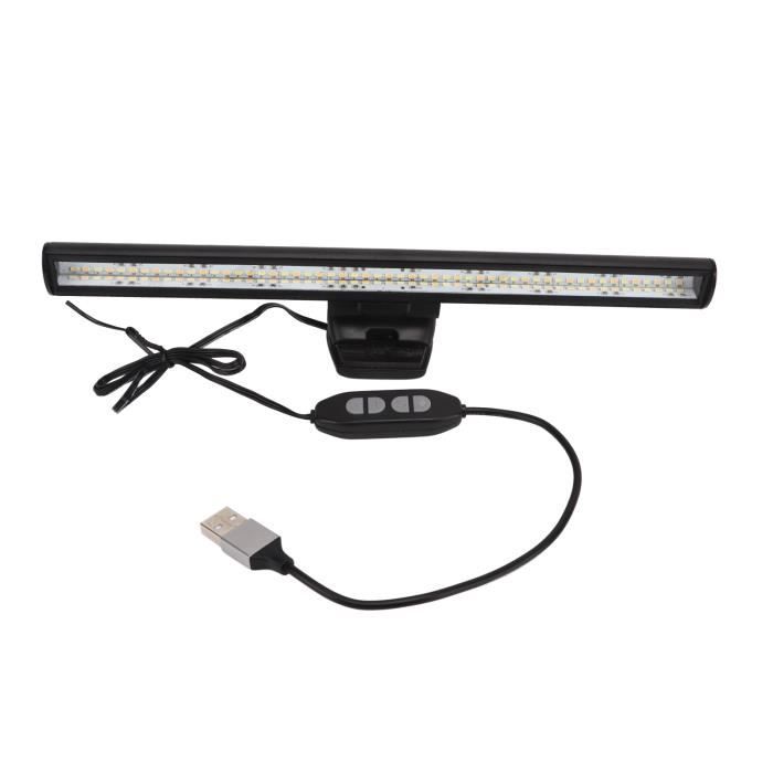 Led lampe de bureau réglable écran de lecture lumière suspendue ordinateur  Protection des yeux lampe USB lumière - Cdiscount Maison