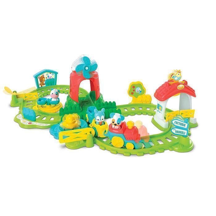 Jeux Educatif - Clementoni-il Fattoria-pista Train Multicolore 17299