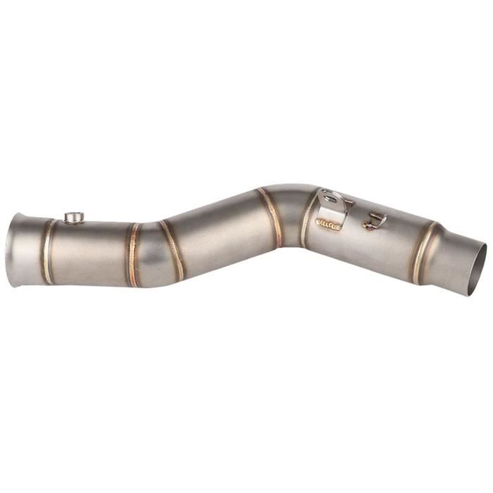 Tuyau De Suppression De Catalyseur D'échappement De Moto, Remplacement De Tube De Liaison D'échappement En Métal Pour Shiver 750 750 GT 2008-2017 Tube D'échappement Central