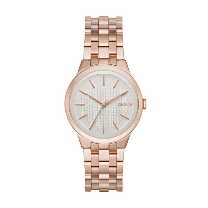 Montre dkny femme or rose sale