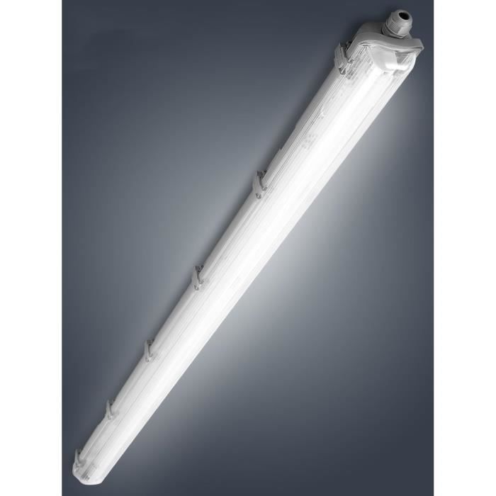 Réglette LED 115CM 40W - Plafonnier Néon 4800lm 6500K Blanc Froid 47.24inch Pour Garage, Atelier, Bureau, Chambre - Sans Prise Ni Fil De Terre