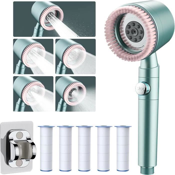 Pommeau De Douche Haute Pression Vinabo - 5 Modes Économie D'Eau Avec Arrêt